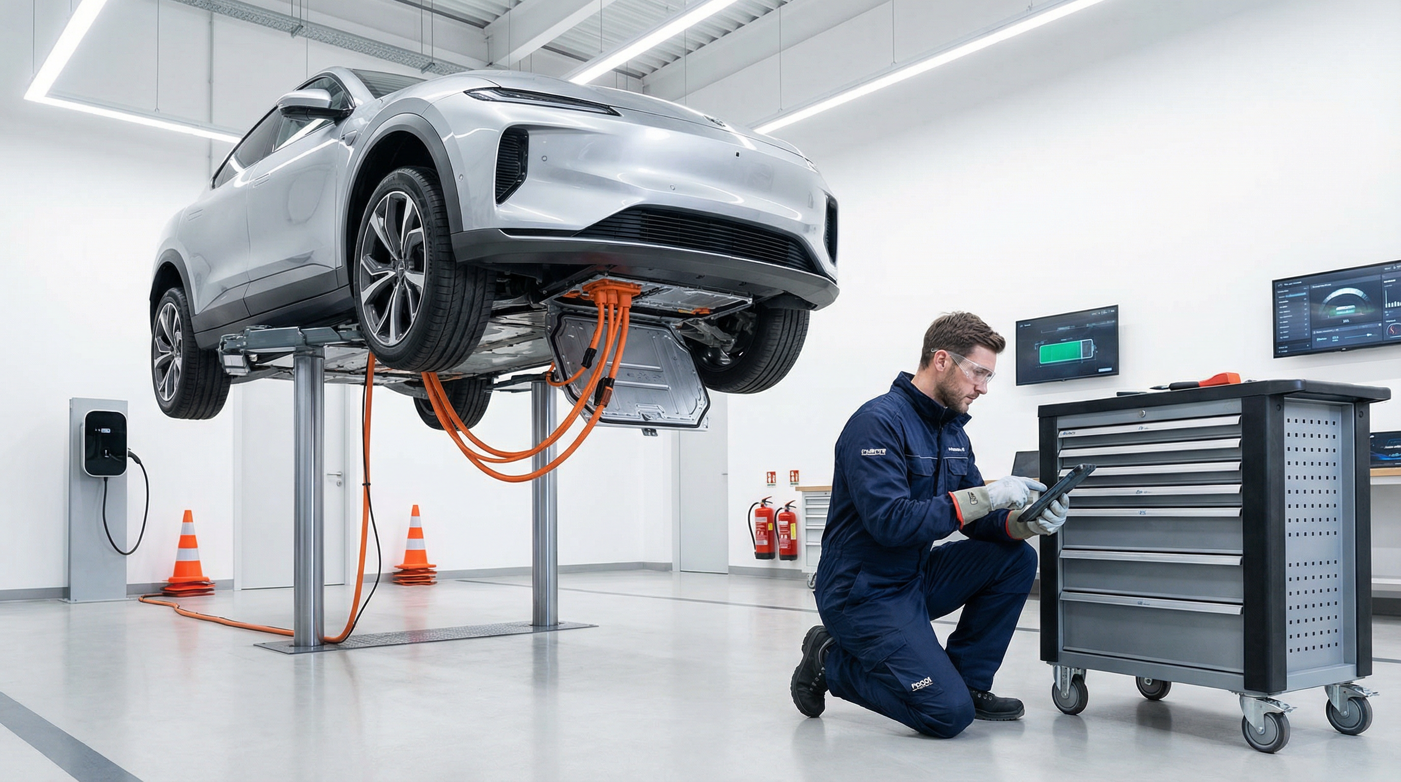 Elektrofahrzeug Service